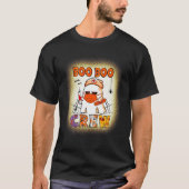 Boo Boo Crew Halloween Costume Medical Ghost Nurse T-shirt (Voorkant)