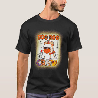 Boo Boo Crew Halloween Costume Medical Ghost Nurse T-shirt