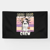 Boo Boo Crew Halloween Ghost Nurse Essential T-Shi Spandoek (Horizontaal)
