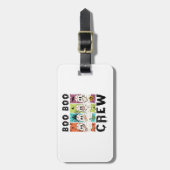 Boo Boo Crew Halloween Nurse Bagagelabel (Voorkant verticaal)