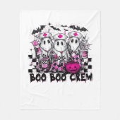 Boo Boo Crew Halloween Nurse Classic T-shirt Fleece Deken (Voorkant)
