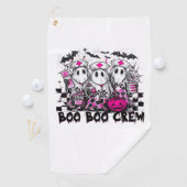 Boo Boo Crew Halloween Nurse Classic T-shirt Golfhanddoek (Insitu)