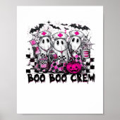 Boo Boo Crew Halloween Nurse Classic T-shirt Poster (Voorkant)
