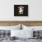 Boo Boo Crew Halloween Nurse Essential T-shirt Canvas Afdruk (Insitu (Slaapkamer))