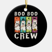 Boo Boo Crew Halloween Nurse Keramisch Ornament (Voorkant)