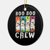 Boo Boo Crew Halloween Nurse Keramisch Ornament (Links)