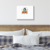 Boo Boo Crew Halloween Nurse met Spuiten en Pum Canvas Afdruk (Insitu (Slaapkamer))