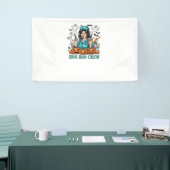 Boo Boo Crew Halloween Nurse met Spuiten en Pum Spandoek (Beurs)