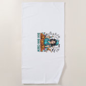 Boo Boo Crew Halloween Nurse met Spuiten en Pum Strandlaken (Voorkant)