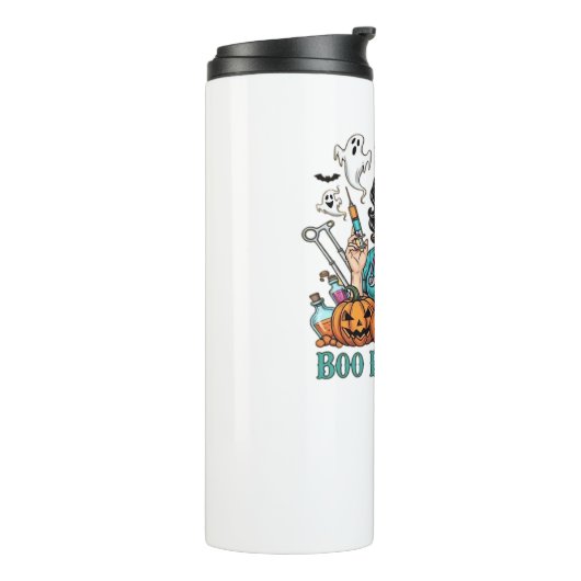 Boo Boo Crew Halloween Nurse met Spuiten en Pum Thermosbeker (Gedraaid links)