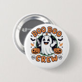 Boo Boo Crew Halloween Nurse Ronde Button 5,7 Cm (Voorkant /achterkant)