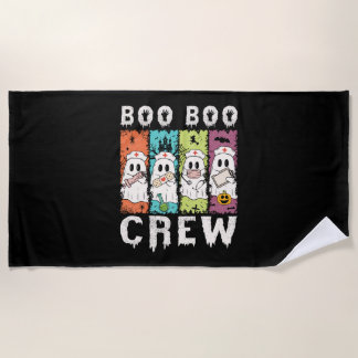 Boo Boo Crew Halloween Nurse Strandlaken