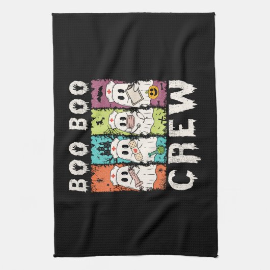 Boo Boo Crew Halloween Nurse Theedoek (Verticaal)