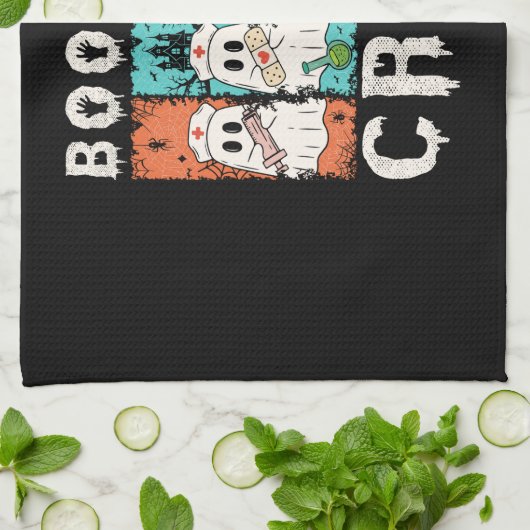 Boo Boo Crew Halloween Nurse Theedoek (Gevouwen)