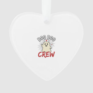 Boo Boo Crew Halloween Verpleegster Geest Vintage Ornament
