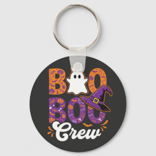 Boo Boo Crew Halloween Verpleegster Spook Design Sleutelhanger