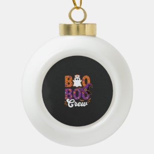 Boo Boo Crew Halloween Verpleegster Spook Ontwerp Keramische Bal Ornament