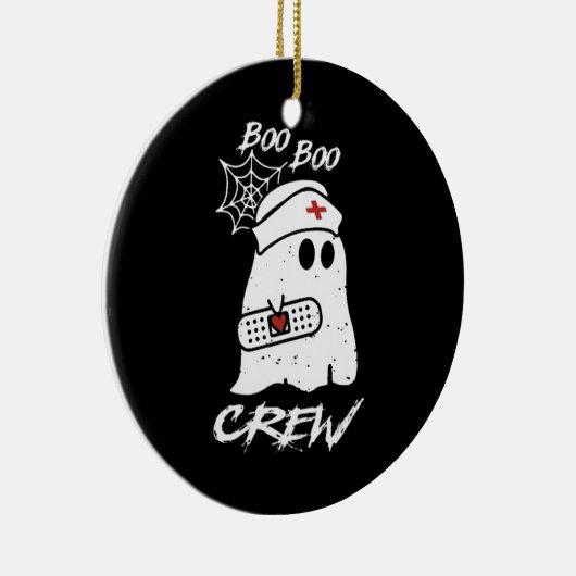 Boo Boo Crew Keramisch Ornament (Rechts)