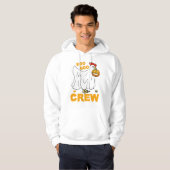 Boo boo crew kip grappig halloween hoodie (Voorkant volledig)