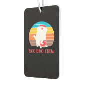 Boo Boo Crew Nurse Funny Ghost Halloween Classic T Luchtverfrisser (Links)