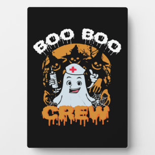 Boo Boo Crew Nurse Funny Halloween Fotoplaat