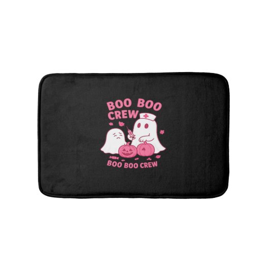Boo Boo Crew Nurse Funny Halloween Ghost Nurse Gir Badmat (Voorkant)