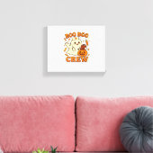Boo Boo Crew Nurse Funny Halloween Ghost Nurse Gir Canvas Afdruk (Insitu (Woonkamer))