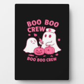 Boo Boo Crew Nurse Funny Halloween Ghost Nurse Gir Fotoplaat (voorkant)