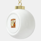 Boo Boo Crew Nurse Funny Halloween Ghost Nurse Gir Keramische Bal Ornament (Rechts)