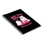 Boo Boo Crew Nurse Funny Halloween Ghost Nurse Gir Notitieboek (Rechterzijde)