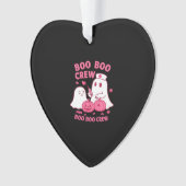 Boo Boo Crew Nurse Funny Halloween Ghost Nurse Gir Ornament (voorkant)