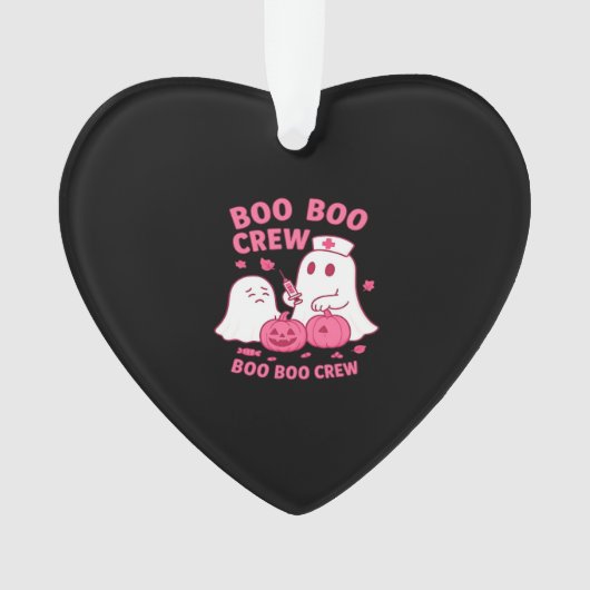Boo Boo Crew Nurse Funny Halloween Ghost Nurse Gir Ornament (voorkant)