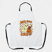 Boo Boo Crew Nurse Funny Halloween Ghost Nurse Gir Schort (Voorkant)