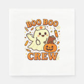 Boo Boo Crew Nurse Funny Halloween Ghost Nurse Gir Servet (Voorkant)