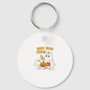 Boo Boo Crew Nurse Funny Halloween Ghost Nurse Gir Sleutelhanger