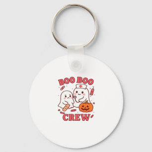 Boo Boo Crew Nurse Funny Halloween Ghost Nurse Gir Sleutelhanger