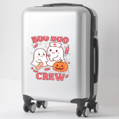 Boo Boo Crew Nurse Funny Halloween Ghost Nurse Gir Sticker (Koffer)