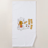 Boo Boo Crew Nurse Funny Halloween Ghost Nurse Gir Strandlaken (Voorkant)