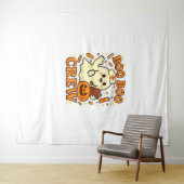 Boo Boo Crew Nurse Funny Halloween Ghost Nurse Gir Wandkleed (In Situ (horizontaal))