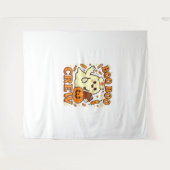 Boo Boo Crew Nurse Funny Halloween Ghost Nurse Gir Wandkleed (Voorkant (horizontaal))