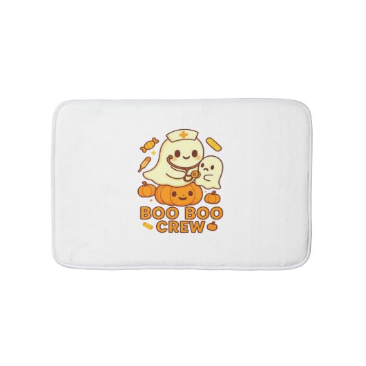 Boo Boo Crew Nurse Ghost Classic T-shirt Badmat (Voorkant)