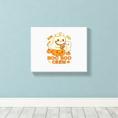 Boo Boo Crew Nurse Ghost Classic T-shirt Canvas Afdruk (Insitu (Houten vloer))