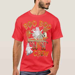 Boo Boo Crew Nurse Ghost Funny Halloween Costume62 T-shirt