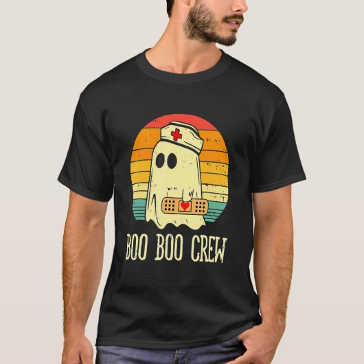 Boo Boo Crew Nurse Ghost Funny Halloween Costume_1 T-shirt (Voorkant)