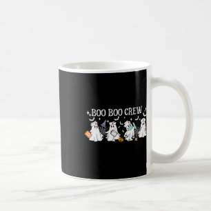 Boo Boo Crew Nurse Ghost Funny Halloween Koffiemok