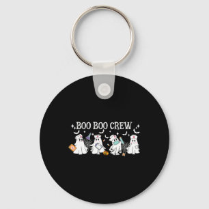 Boo Boo Crew Nurse Ghost Funny Halloween Sleutelhanger