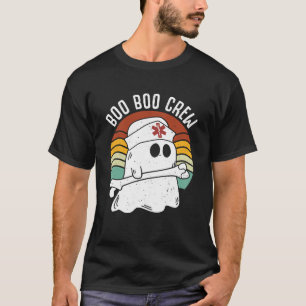 Boo Boo Crew Nurse Ghost Paramedic EMT EMS T-shirt