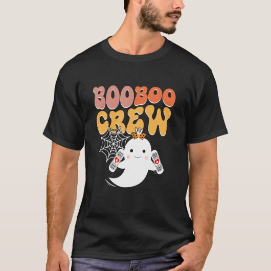Boo Boo Crew Nurse Halloween Costume Fun T-shirt (Voorkant)