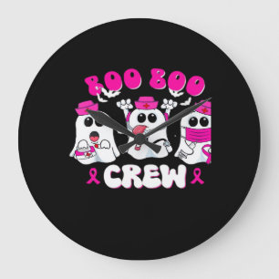 Boo Boo Crew Nurse Halloween Costume Ghost Breast Grote Klok