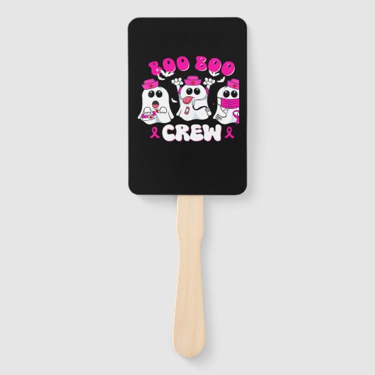 Boo Boo Crew Nurse Halloween Costume Ghost Breast  Handwaaier (Voorkant)